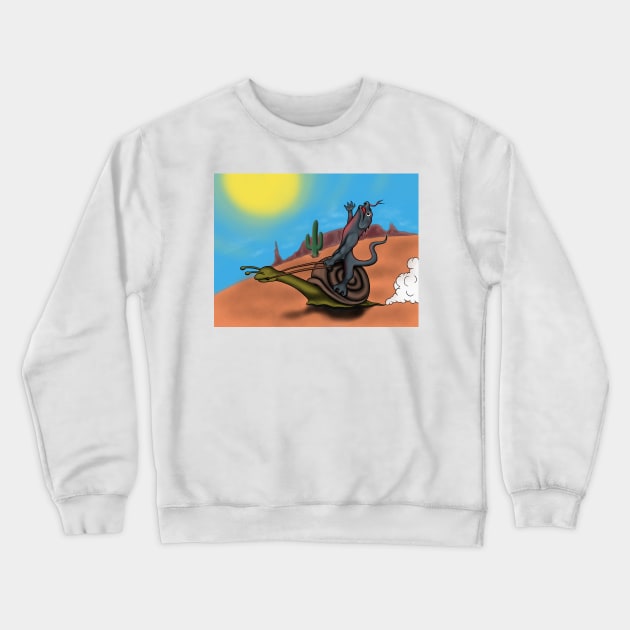 Zippy the snail wrangler Crewneck Sweatshirt by Jdubtattoos